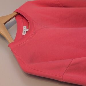 Frame Vibrant Pink Cropped Sweatshirt